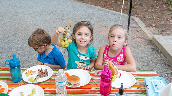 Camping at Shady Grove