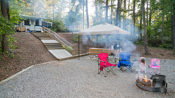 Camping at Shady Grove