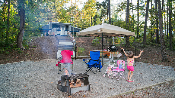 Camping at Shady Grove