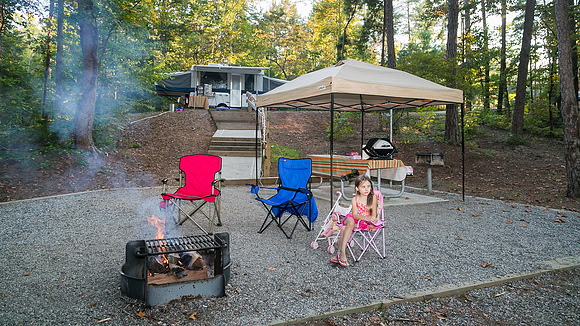 Camping at Shady Grove