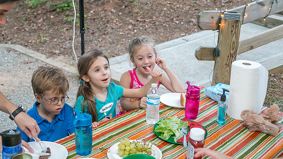 Camping at Shady Grove