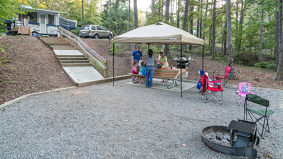 Camping at Shady Grove