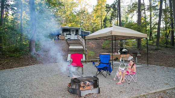 Camping at Shady Grove
