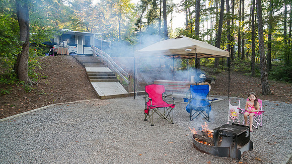 Camping at Shady Grove