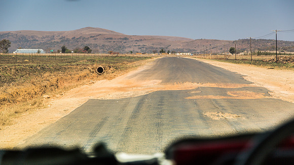 Monday - En route back to the Johannesburg Airport