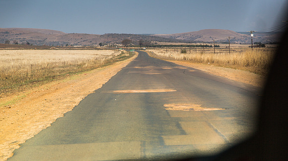 Monday - En route back to the Johannesburg Airport