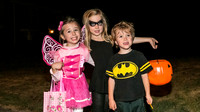 Halloween with a Butterfly, Batgirl, and Batman