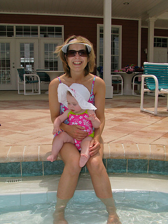 Tuesday - A day at the pool, then Historic St. Augustine at night