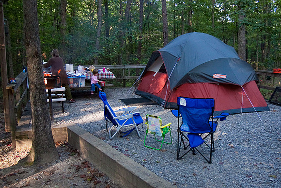 The Kamer campsite