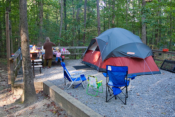 The Kamer campsite