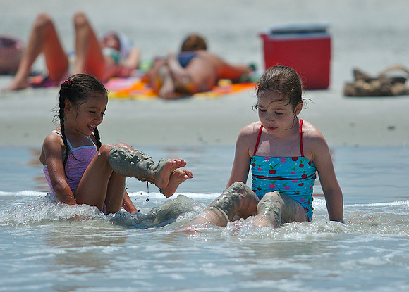 Friday - A day at the beach with old friends