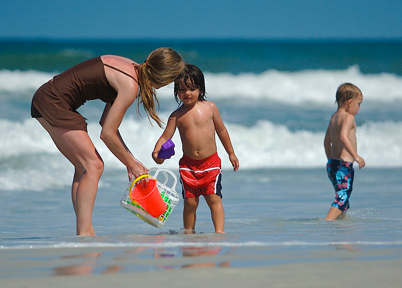 Friday - A day at the beach with old friends