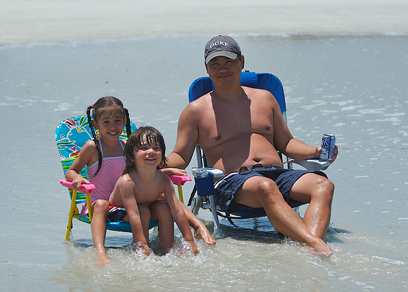 Friday - A day at the beach with old friends