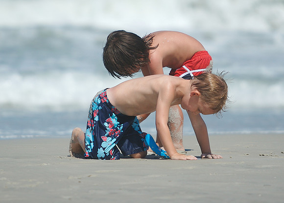 Friday - A day at the beach with old friends