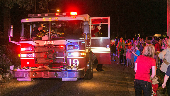 Wednesday (12/23) - Santa Visits Clifton Neighborhood