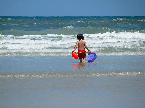 Sunday - First Day at the Beach