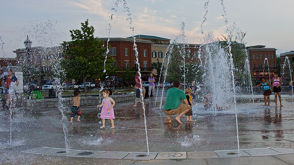 Saturday Night at Suwanee Town Center