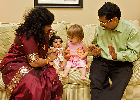 Kavita's Mom & Dad, along with Rohini & Anneliese
