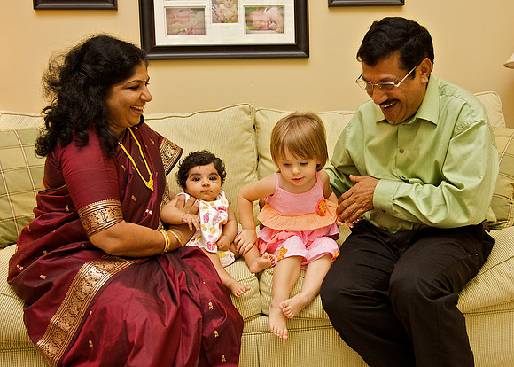 Kavita's Mom & Dad, along with Rohini & Anneliese