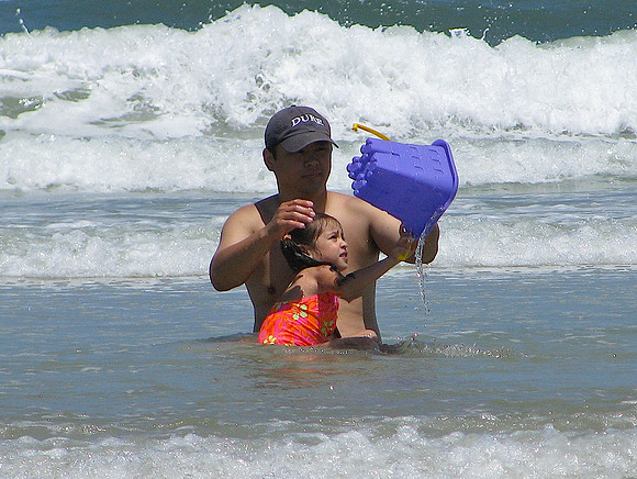 Sunday - First Day at the Beach