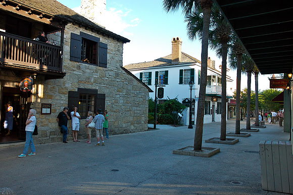Tuesday - A day at the pool, then Historic St. Augustine at night