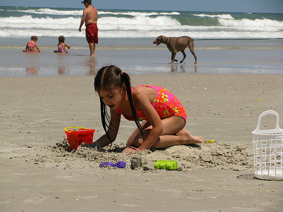 Sunday - First Day at the Beach