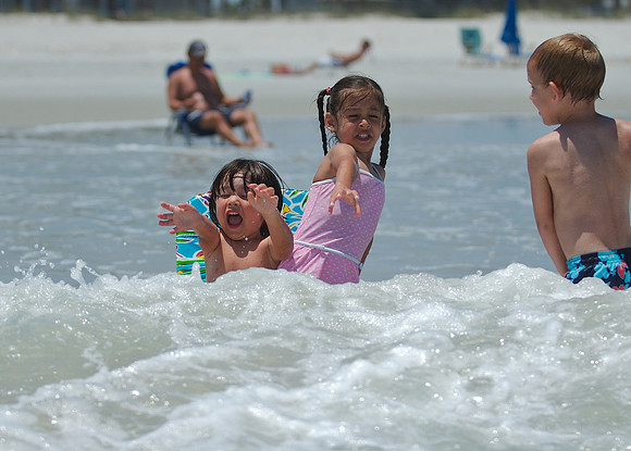Friday - A day at the beach with old friends