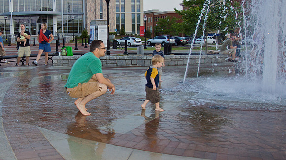 Saturday Night at Suwanee Town Center