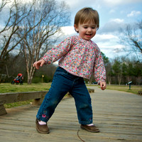 Anneliese & Asher Enjoy Suwanee Trail